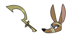 DuckTales Amunet et sa Faucille Dorée Curseur