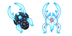 Terraria Polterghast and its Clone Cursor