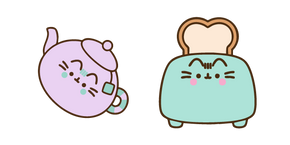 Курсор Pusheen Teapot and Toaster