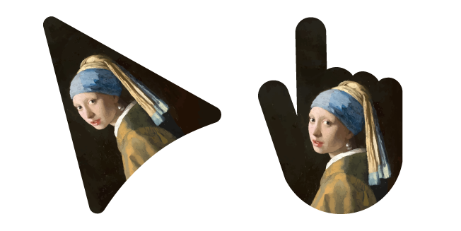 Arte El de Vermeer La Joven de la Perla Cursor
