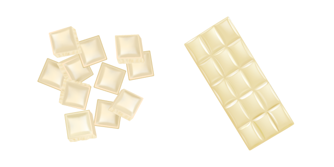 Barra de Chocolate Blanco Cursor