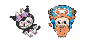 Kuromi and Tony Tony Chopper Labubus Cursor