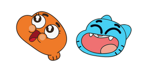 The Amazing World of Gumball Cheerful Darwin and Gumball Cursor