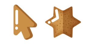 Minimal Star-Shaped Baby Cookie Cursor