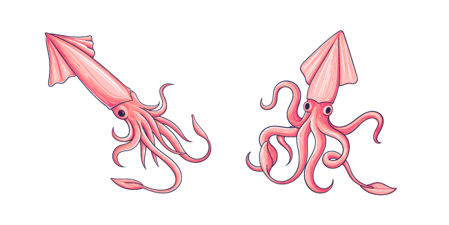 Calamar Rosa Cursor