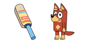 Bluey Rusty y su Bate de Cricket cursor