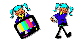 Vocaloid Static de Flavor Foley alias Hatsune Miku cursor