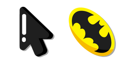 Minimal Batman Logo Cursor