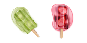 Курсор Kiwi and Strawberry Popsicles