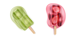 Sucettes Glacées Kiwi et Fraise Curseur