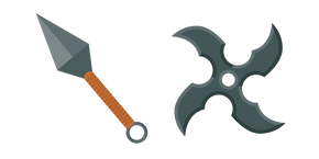 Kunai and Shuriken Cursor