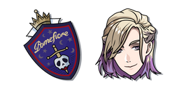 Twisted Wonderland Vil Schoenheit et le Logo de Pomefiore Curseur