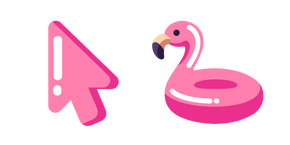 Minimal Anillo de Natación de Flamenco cursor
