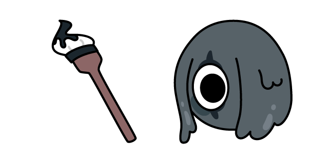 Dandy's World Blot and a Brush Cursor