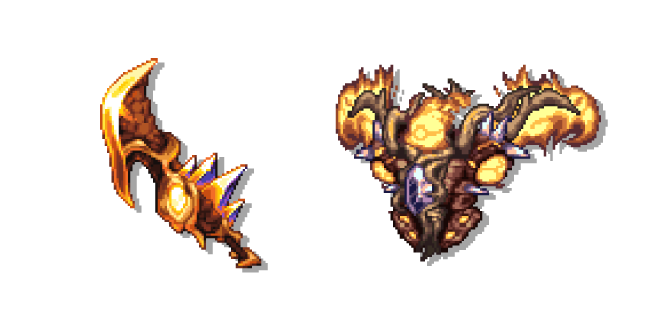 Terraria Guardian Healer and Holy Collider курсор