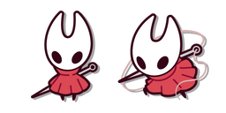 Cute Hollow Knight Hornet with a Needle Cursor
