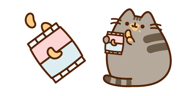 Pusheen and Chips курсор