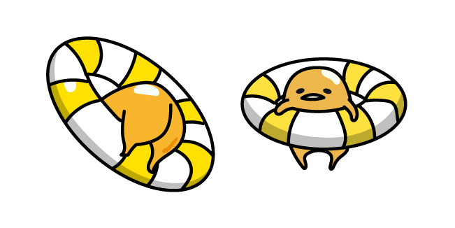 Gudetama dans une Bouée Cursor