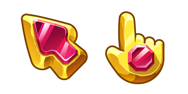Materials Gold Bar with Ruby курсор