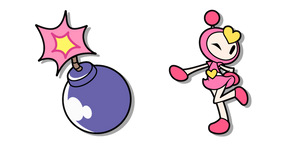 Курсор Sega Bomberman Pretty Bomber and a Bomb