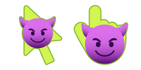 Smiley Diable Farceur Curseur