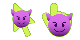Smiley Diable Farceur Curseur