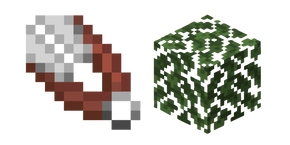 Minecraft Shears and Leaves Cursor