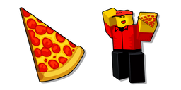 Roblox FORSAKEN Elliot y un Trozo de Pizza Cursor