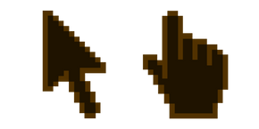 Курсор Licorice Black Pixel