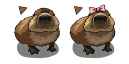 His Name Gort Capybara Meme Cursor
