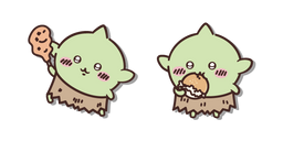 Chiikawa Gobelin avec Cuisse de Poulet et Burger Curseur