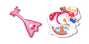 Cookie Run Parfait Cookie and her Guitar Cursor