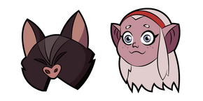 The Owl House Amber and a Mask Cursor