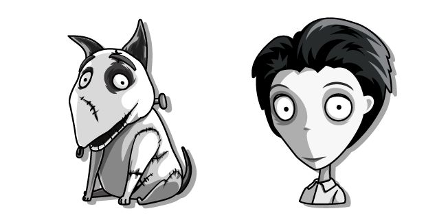 Frankenweenie Victor Frankenstein and Sparky Cursor