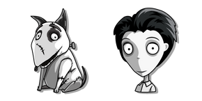 Frankenweenie Victor Frankenstein and Sparky Cursor