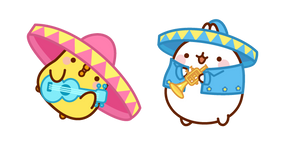 Курсор Molang and Piu Piu in Mexican Outfits