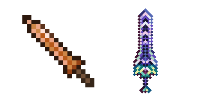 Terraria Copper Shortsword and Zenith курсор