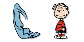 Peanuts Linus van Pelt and a Blanket Cursor