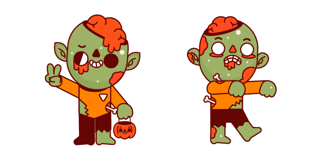 Mignon Zombie Qui Marche Cursor