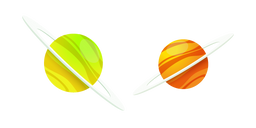 Saturne Colorée Curseur