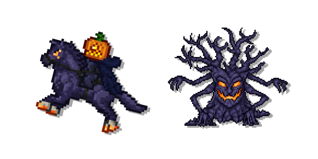 Terraria Cavalier Sans Tête et Bois Lugubre Cursor