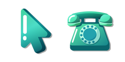 Minimal Gradient Téléphone Ancien Curseur