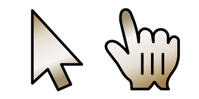 Pastel Brown Gradient Cursor