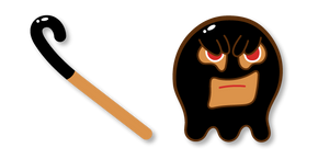 Cookie Run Muscle Cookie and his Candy Cane Cursor