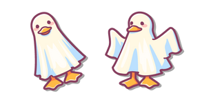 Cute Ghost Duck Cursor