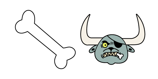 Star vs. the Forces of Evil Dogbull et un Os Cursor