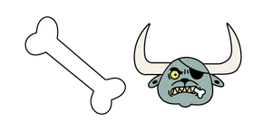Star vs. the Forces of Evil Dogbull and a Bone Cursor