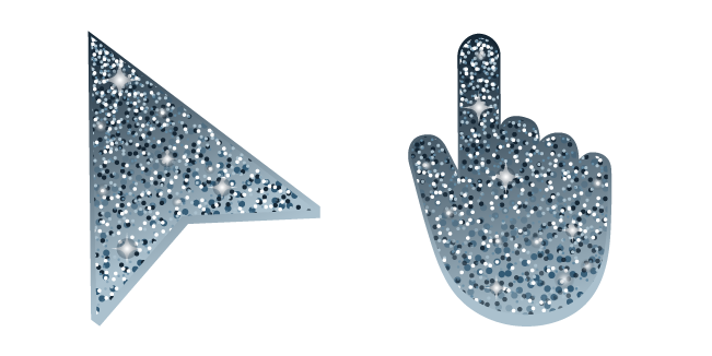 Picton Bleu Glitter Cursor