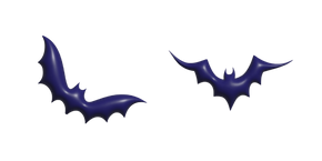Курсор Simple 3D Dark Blue Bat