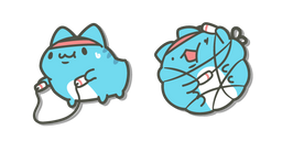 Bugcat Capoo with a Jump Rope Cursor